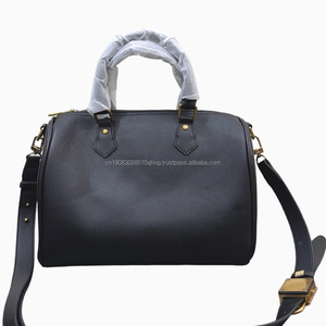 Men's Classic Branded Messenger <b>Bags</b> Luxury Designer <b>Black</b> Leather <b>Small</b> Duffle Hand <b>Bags</b> for Men Lves with Lock - Product Image 3