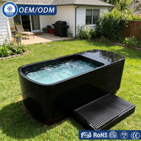 Bain froid extérieur moderne en acrylique Aristech USA, écologique, ovale, pour 1-2 personnes, bain de glace thérapeutique, villa, hôtel