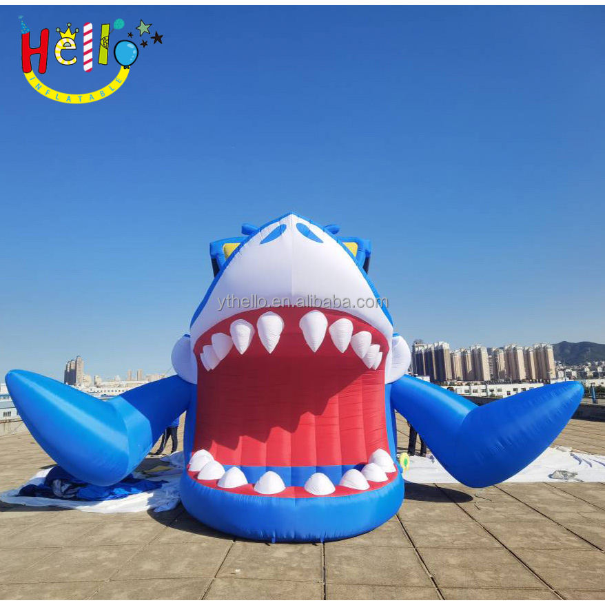 Big Mouth Shark Head Pool Float Inflatable Pool Float Shark
