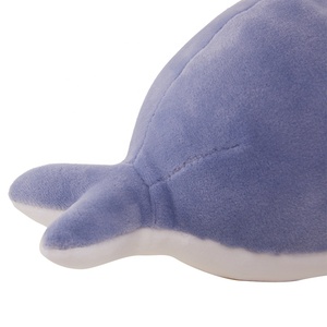 Biancheria da letto per bambini peluche morbido peluche animale coccole cuscino amico, taglia unica, Mini simpatico squalo peluche bambino blu 9.8 pollici di lunghezza - Product Image 3