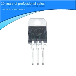 New Original Thương hiệu 2sc2078 tần số cao điện Ống <span class=keywords><strong>triode</strong></span> 3A 80V E bánh in-Line Transistor - Product Image 2