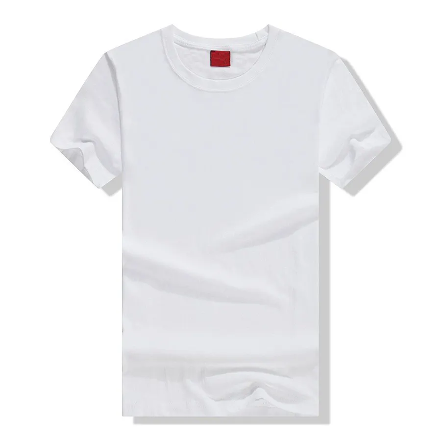 cotton short sleeve 0.99usd cheap good quality T shirt plain oem logo solid white men's blank shirt