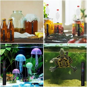 Homebrew Sticker <span class=keywords><strong>Thermometer</strong></span> 10-40 C Grad Flüssig kristall <span class=keywords><strong>thermometer</strong></span> & Digital Aquarium <span class=keywords><strong>Thermometer</strong></span> Homebrew Strip - Product Image 6