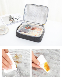 Bolsa <span class=keywords><strong>de</strong></span> almuerzo aislada <span class=keywords><strong>de</strong></span> lujo con estampado <span class=keywords><strong>de</strong></span> flamencos personalizados <span class=keywords><strong>2022</strong></span>, nevera lavable reutilizable ecológica para Picnic, comida, Oficina - Product Image 5