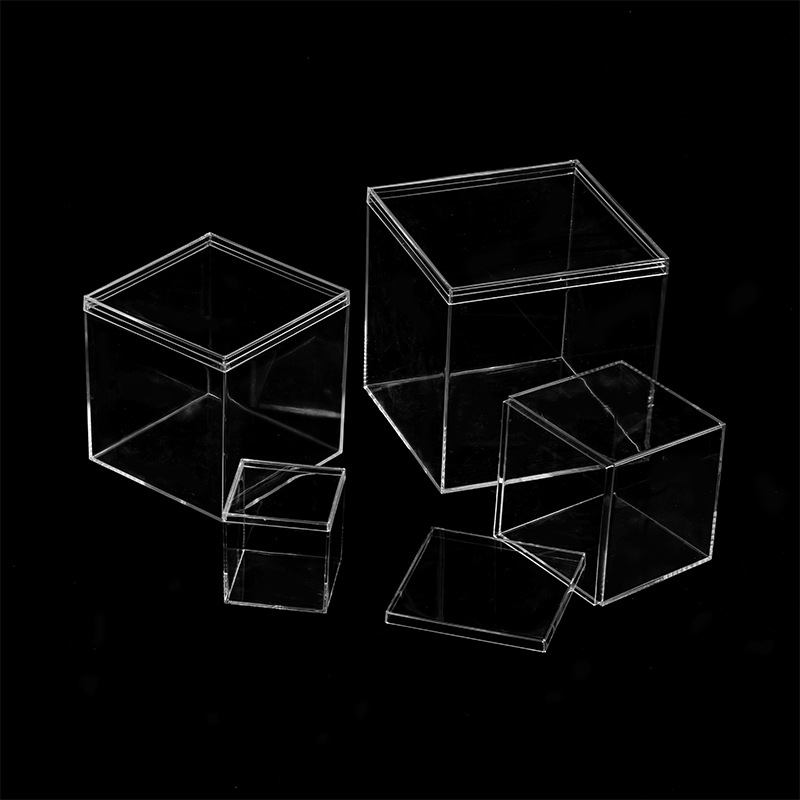 BENECREAT 100 Cubos Acrílicos Vacíos De 10 Mm – 10 Colores Surtidos, Dados Transparentes Para Manualidades, Juegos De Mesa Y Aprendizaje Matemático