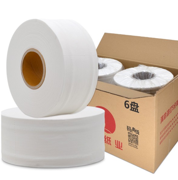 Bán Buôn 2 Ply 100% Gỗ Nguyên Chất Bột Giấy Jumbo Rolls Giấy Vệ Sinh Tissue Rolls