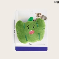 Jouet à mâcher pour chat en gros, rempli de catnip naturel, en forme de légume mignon, pour le nettoyage des dents et le soulagement de l'ennui, jouet pour chaton