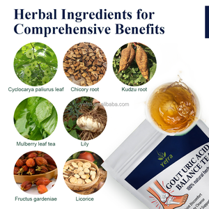 Complément de santé : Thé chinois pour la goutte <span class=keywords><strong>et</strong></span> l'équilibre de l'acide urique – Matière première naturelle à base de plantes – Approvisionnement direct usine - Product Image 4