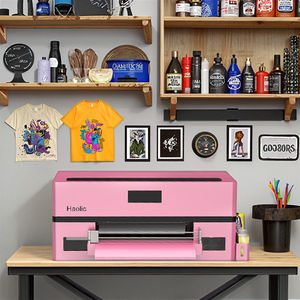 طابعة DTF حزمة كاملة A3 13 "وردي XP600 + فرن _ الحبر ، الفيلم ، المسحوق مشمول _ صانع تي شيرت _ سهل للمبتدئين _ سفينة أمريكية - Product Image 1