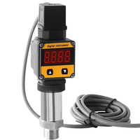 Transmetteur de pression numérique intelligent Yunyi avec affichage LED et communication RS485, modèle YD33, double sortie 4-20mA, en acier inoxydable, IP67