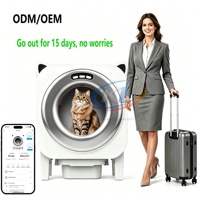 Caja de Arena Inteligente para Gatos Kailan con Sensor de Seguridad Dual, Autolimpieza Automática, Control por Aplicación, Monitoreo del Peso Saludable del Gato, 76L, Gran Capacidad