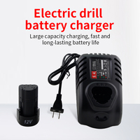Chargeur de batterie lithium 12V pour perceuse portative, visseuse électrique, marteau électrique, meuleuse d'angle, chargeur de base et accessoires