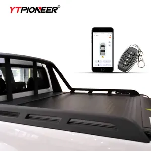 YTPIONEER alüminyum sert geri çekilebilir kamyonet yatak örtüsü elektrikli pikap kasası kapağı Isuzu D Max 2007-2023 için