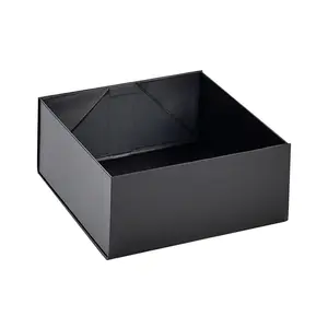 Rigid Flat Magnetic Folding Gift Box For Packaging Premium Foldable Magnet Gift Box