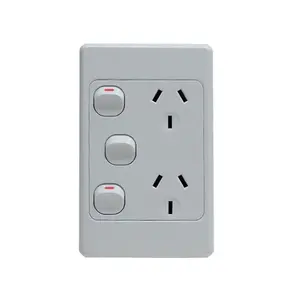 YOUU Australian Double Power Point With Extra Switch Electric Socket Australia Power Outlet