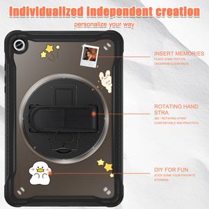 Étui robuste pour tablette avec bandoulière en TPU pour Samsung Galaxy Tab A9 Plus 11 pouces X210 X215 avec poignée rotative intégrée à 360 degrés - Product Image 4