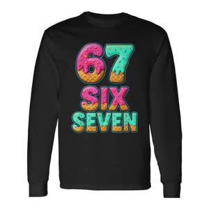 Camiseta de manga larga Six Seven 67 Ice Cream Drip para niños talla M - Product Image 1