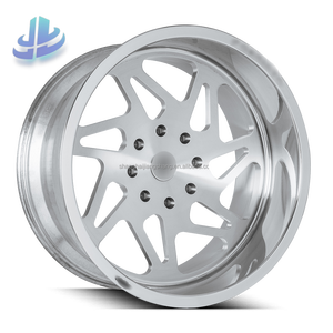 Rines Forgiatos Finestro-T Negros con Acabado Mecánico de 22, 24 y 26 Pulgadas, Ruedas Personalizadas Elegantes para Autos Cadillac, Dodge Charger, <span class=keywords><strong>Mustang</strong></span> - Product Image 2