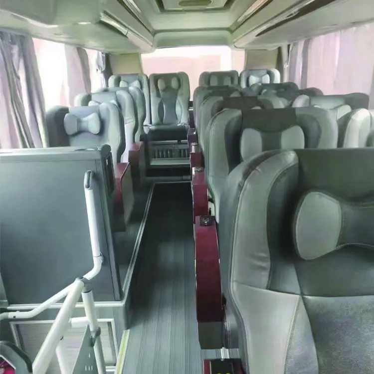 Digunakan 2015 jinlv Diesel 6 silinder Euro 4 12 meter 36 kursi warna kustom bus kota wisata bus mobil digunakan bus
