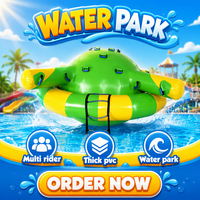 Vente Flash : Bateau Disco Rotatif Gonflable Commercial Huaao pour Divertissement Aquatique, en TPU/PVC