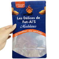 Sachet Doypack refermable à fenêtre transparente de qualité alimentaire CM pour l'emballage de fruits secs, noix, snacks et bonbons