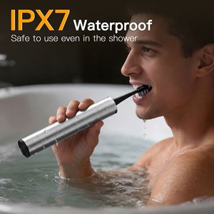 Ensemble de brosses à dents électriques soniques rétractables rechargeables pour adultes, avec minuterie intelligente, pour voyage et chargement portable, disponible en dropshipping depuis entrepôt mondial - Product Image 5