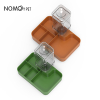 NOMOY PET reptile accessoires quatre grille reptile mangeoire bol de nourriture poudre plat distributeur d'eau
