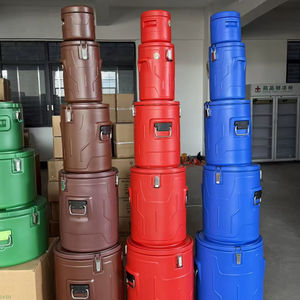 Set di 5 Pentole Cilindriche Multicolore per Mantenere il Cibo Caldo, Ideale per <span class=keywords><strong>Negozi</strong></span> al Dettaglio <span class=keywords><strong>Americani</strong></span> e Servizi di Catering Professionali - Product Image 1