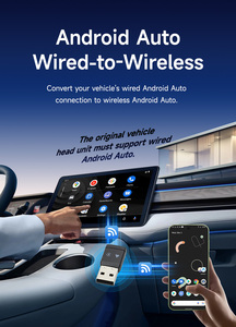 Adattatore BQCC 2 in 1 da Cablato a Wireless per Android Auto e CarPlay, Universale per Audi, Mercedes, Kia, Toyota, Mazda, Nissan, Ford, <span class=keywords><strong>Opel</strong></span> - Product Image 4