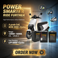 Batterie solide 72V 60Ah 48V 60V 20A pour vélos électriques et véhicules électriques, 6000 cycles, conforme RoHS
