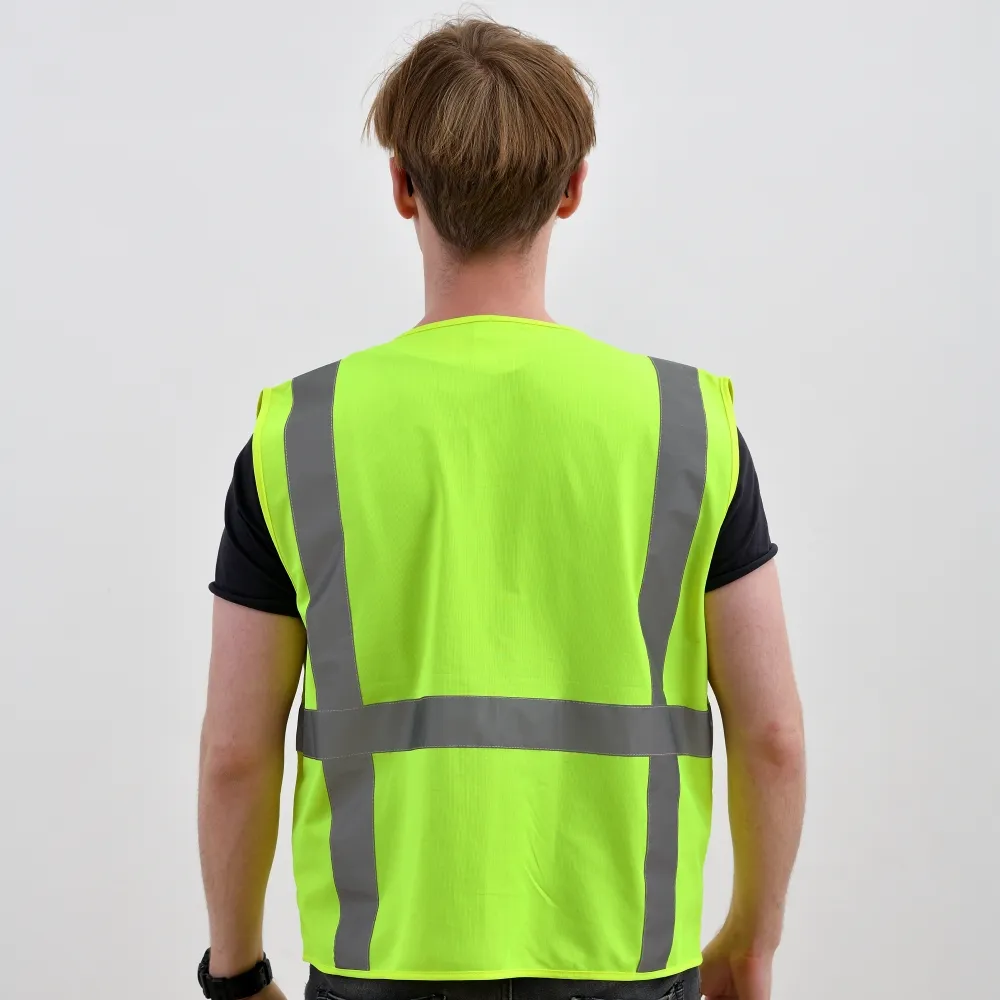 Trabalhador Uniforme para estrada segurança de alta visibilidade colete com bolsos Vetement de travail colete de segurança para homem OEM/ODM personalizado