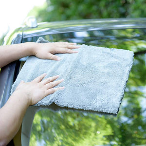 <span class=keywords><strong>Serviette</strong></span> de nettoyage pour voiture, séchage pour nettoyer la voiture, en microfibre, peluche, sur mesure - Product Image 6
