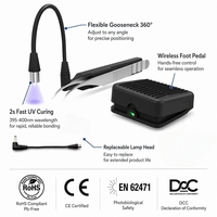 OEM ODM Penjepit Bulu Mata Tahan Air Cepat Kering UV Profesional Ringan Portabel Sistem Bulu Mata UV Mini untuk Salon