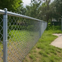 Elektrisch hoogbeveiligd roestvrijstalen erfhek ranch gegalvaniseerd PVC gecoat kettingmat diamantgaas Australië 6 voet