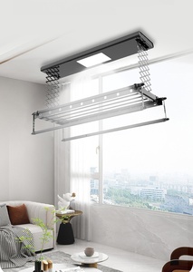 Remote control lifting voice control disinfection air <b>drying</b> wall mounted <b>electric</b> <b>drying</b> <b>rack</b> - Product Image 5