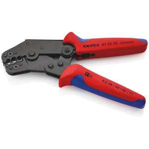 KNIPEX 97 52 20 Pince à sertir design court avec poignées multi-composants brunies 195 mm - Product Image 2