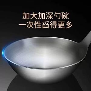 Juego de espátulas para wok de acero inoxidable de grado alimenticio, 4 piezas, utensilios de cocina con mango de madera para cocinar y servir - Product Image 3