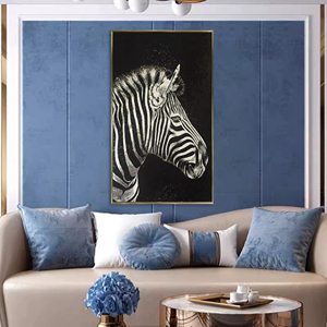 Luxury 100% Handmade Wall Art Ceramic Tile Animals 3d Painting Mural for Livingroom - Product Image 4