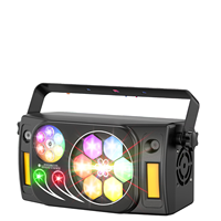 Nouvel Arrivage 5-en-1 LED Blanche Effet de Scène Laser Disco Flash Stroboscopique avec Télécommande pour Party Bar DJ KTV IP65 Rated