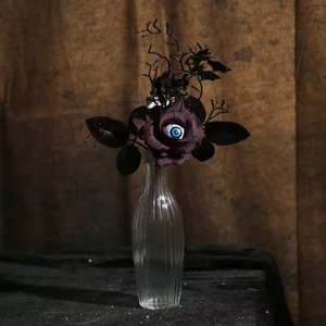Botín de globo ocular LED de Otoño de Halloween con flores artificiales para arreglos de Ambiente y decoración de eventos - Product Image 6
