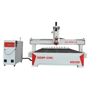 1325/2030 Wood ATC cnc router A4-2030-L8 macchina per incisione e taglio per la lavorazione di mobili