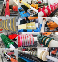 Máquina Cortadora de Rollos de Cinta Adhesiva Automática de Alta Precisión JCD, 1600 mm, Eje Único, Cortadora de Película de Poliéster, Motor Servo AC, PLC