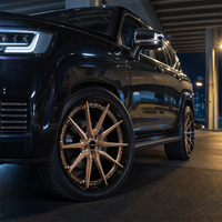 Jantes forgées en bronze à double éclatement en 3 parties, 19x9.5 5x112 6061T6, sur mesure, à déport profond, pour Jeep – Livraison directe usine OEM, Vente chaude