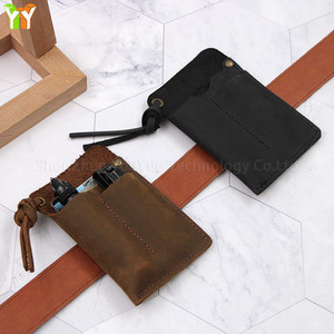 Organizer EDC in Vera Pelle, Fodero per Coltello Fatto a Mano, Custodia Tattica per Attrezzi con Clip da Cintura, Borsa Portaoggetti - Product Image 2