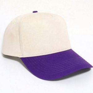 Quality 100% Cotton Twill Soft Material Curved 5 Panel 3D Flat Baseball Caps Custom Embroidery Logo Unisex 2 Tone Colors <b>Hats</b> - Product Image 5