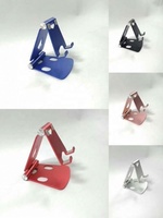 Support de téléphone portable pliable de bureau universel Support de téléphone portable flexible en alliage d'aluminium Angle réglable pour l'extérieur