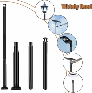 SUNWE Split Type Solar <strong>Garden</strong> Lighting Street Lamp <strong>Pole</strong> 3m-6m Hot Dip Galvanized Steel <strong>for</strong> <strong>Garden</strong> &amp; Street Use - Product Image 3