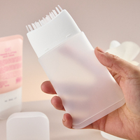 Tube souple en plastique vide de 120 ml avec applicateur à brosse en silicone pour sérum capillaire, huile, masque, teinture, soin des racines, emballage cosmétique