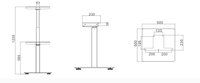 JIECANG – pied de Table blanc réglable, Table basse électrique réglable en hauteur