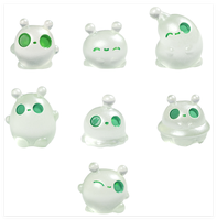DIY Mang Dai Little Alien Multi Color Micro Animals 3d Charm Glowing Doll Figurines Luminous Resin Lucky Bag Blind Surprise Toy